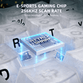 thumbnail image 5 of ATTACK SHARK R68 HE 60% Wired RGB Gaming Keyboard, Hall Effect Magnetic Switches, 8000Hz Polling Rate, Rapid Trigger, PC/Mac Compatible, White, 5 of 11
