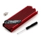 thumbnail image 1 of Disipador De Calor Ssd Disipador De Calor Ssd Radiador de calor del disipador de calor del disco duro de estado sólido M.2 para SSD PCIE 2280 (rojo), 1 of 6