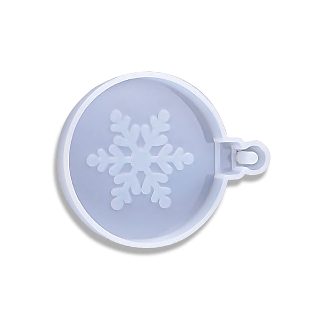 Yuarrent Molde de silicona para copos de nieve, molde para hacer colgantes, herramienta artesanal exquisita, herramientas para hacer manualidades, moldes Artesanía Tipo 2 Yuarrent HA059606-02
