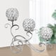 thumbnail image 1 of candelieres de 3 brazos, candelieres de cristal brillante, soporte de , candeliere decorativo hogar boda vacaciones decoración de - perfecl Candelabros de cristal, 1 of 7