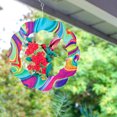 thumbnail image 2 of campanas de viento 3D Wind Spinner 30X38Cm Campanas De Viento De Colibrí Grandes Con Rotación De 360 Grados Esculturas De Viento Colgantes De Metal Jardín Espiral Atrapadores De Viento Para Patio Al A Muyoka Hogar, 2 of 6