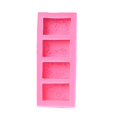thumbnail image 4 of Molde para galletas Bearachild 4 ranuras flores patrón de vid pastel silicona grado alimenticio, 4 of 6