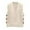 Sweater 429# Beige, variant on oqasdz Women's Sweaters Lined Deep V Neck Sleeveless Solid Color Button Side Fashion Thermal Underwear Sweaters Vest Casual Versatile