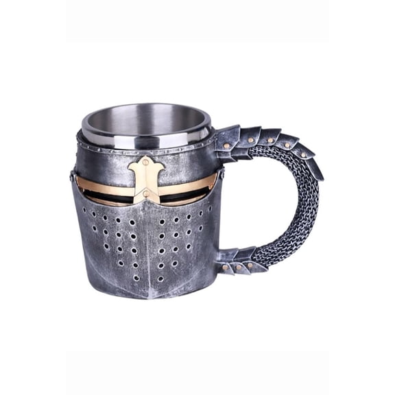 Knight Helmet Mug Coffee Cup New