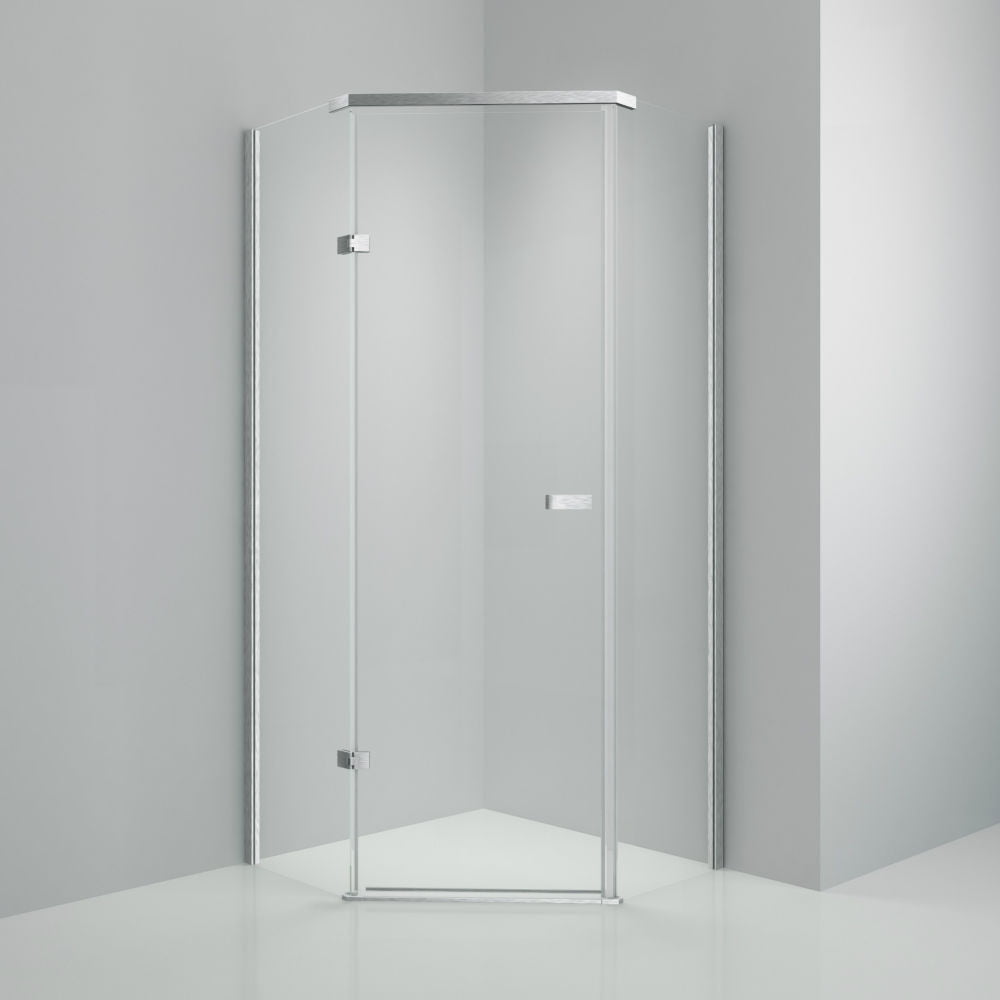 Kepooman Bathtub Door, Home Tempered Glass & Aluminum Frame Shower Door for Bathroom, Hinged Shower Enclosure Kepooman Bathtub Door, Home Tempered Glass & Aluminum Frame Shower Door for Bathroom, Hinged Shower Enclosure