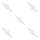 thumbnail image 1 of Naiovety Gancho de polea retráctil, colgador de 2,2-35 libras, elevador extraíble, jaula para pájaros, lavabo, almacenamiento, balcón, interior, Blanco 5piezas Naiovety CBP235892, 1 of 6