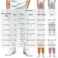thumbnail image 4 of Falkdiz Open Bottom Pants for Boys Outdoor Loose Pockets Workout Straight Leg Pantalones Casual Boys Trousers Elastic Waist, White, Size: 5-6 Years, 4 of 9