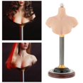 thumbnail image 3 of pitrice 1/6 Male Female Bust Stand Half Bust Base Stand Platform PVC Model for Wigs Female C, 3 of 7