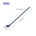 thumbnail image 2 of Unique Bargains 4Pack 8.6' Stainless Steel Spoons Straws Reusable Twist Handle Spoon, Blue, 2 of 6