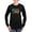 Black, variant on - Paws Ans Pep Women's Long Sleeve T Shirt - Women's Long Sleeve Graphic Tee Casual Fit