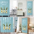 thumbnail image 6 of Cartoon Sweet Gnomes Fabric Shower Curtain Bee Daisy Flower Blue Washable Shower Curtains for Bathroom, Waterproof Bath Curtain with Hooks Home Decor 36x72in, 6 of 8