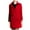 Red, variant on Herrnalise Jackets For Women Casual Turndown Neck Winter Qutwear Pocket Gradient Solid Hoodless Regular Long Sleeve Shackets For Women 2024 fall Blue,M