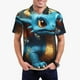 thumbnail image 1 of Balery Adorable Blue Baby Dragon Camisa Polo de Hombre con Estampado, de Manga Corta y Tejido Medio, Camisa Tipo Golf Polo-Large, 1 of 6