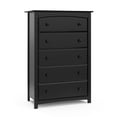 thumbnail image 3 of Storkcraft Kenton 5 Drawer Nursery Dresser, Black, 3 of 9