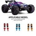 thumbnail image 1 of mmirethe RCGOFOLLOW Smooth Front Rear Shock Absorber For 1/16 FMS 16102 Monster Trucks Silver, 1 of 6