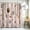 Colourful3, variant on Watercolor Woodland Funny Animals Shower Curtain, Cute Whimsical Forest Wildlife Shower Curtain Set for Bathroom, Waterproof Cloth Fabric Shower Curtain with Hooks, 72*72in