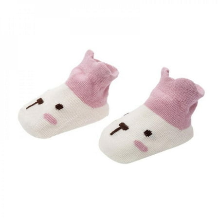 

Clearance!Baby Anti Slip Non Skid Low Cut Socks No-Show Infant Cotton Cartoon Warm Slippers Floor Boat Ankle Socks