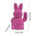 thumbnail image 3 of Figura de conejo de resina, conejito de Pascua, regalo de Pascua, decoración festiva, adorno, escena navideña, decoraciones de Pascua, decoración del hogar, regalos de cumpleaños para mujeres, regalos, 3 of 6