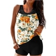 thumbnail image 2 of Fewfanhot Women's Tankini Swimsuits Two-Piece Tankini Swimsuits Tummy Control Bathing Suits Tankini Top with Shorts, 2 of 4