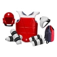 thumbnail image 2 of Conjunto completo de entrenamiento de Taekwondo con bolsa de transporte para sparring y competición; equipo de artes marciales ligero y reforzado. L, 2 of 8