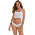 thumbnail image 4 of DARING DIVA Women's Floral Low Waisted Full Coverage Cotton Briefs M Light Yellow, 4 of 6