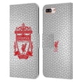 thumbnail image 1 of Head Case Designs Officially Licensed Liverpool Football Club Crest 2 White Pixel 2 Leather Book Wallet Case Cover Compatible with Apple iPhone 7 Plus / iPhone 8 Plus, 1 of 6