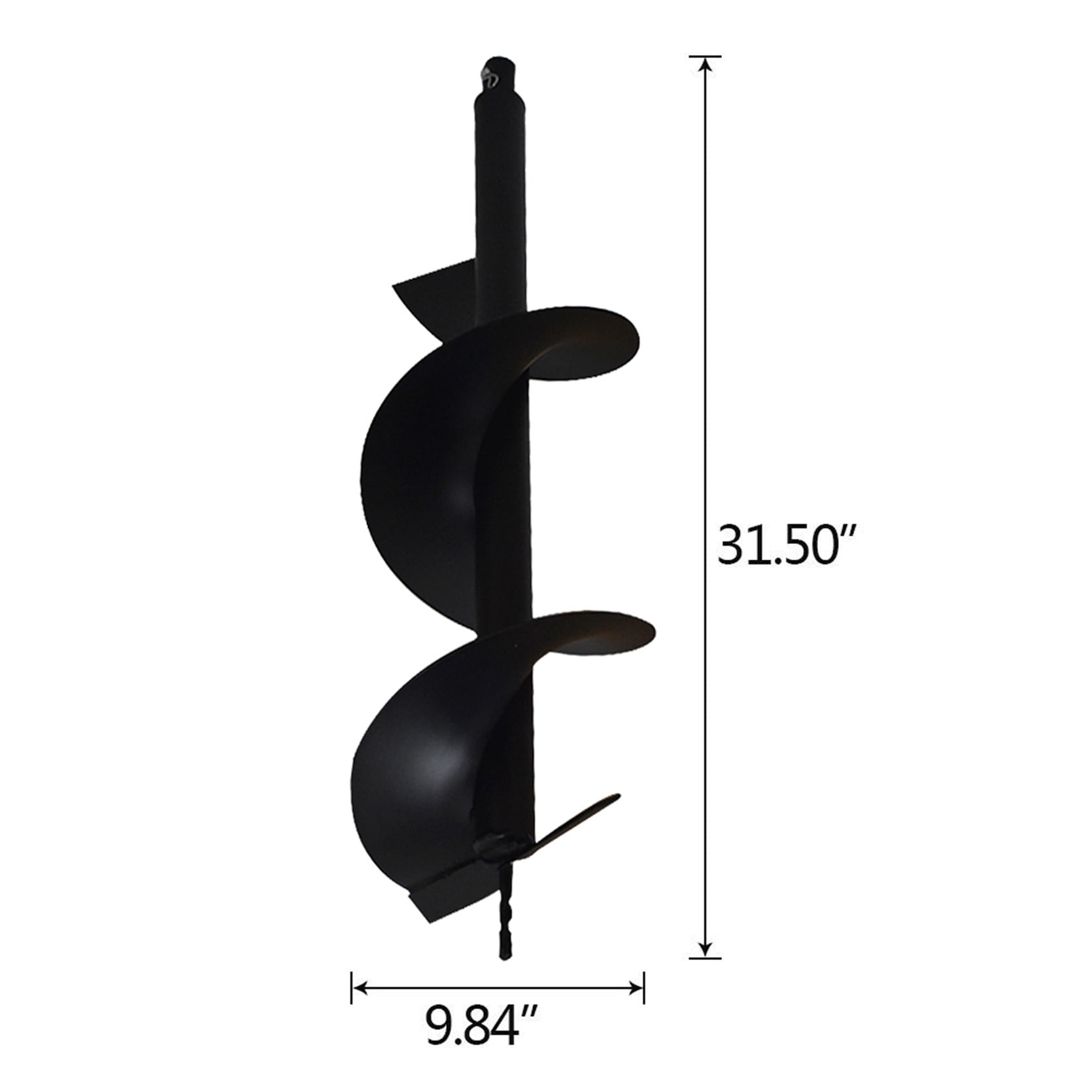 findmall 10" Earth Auger Drill Bits for Gas Powered Post Fence Hole Digger