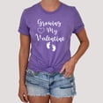 thumbnail image 2 of Growing My Valentine Valentines Day Pregnant Pregnancy Announcement Shirt (Purple, Medium), 2 of 6