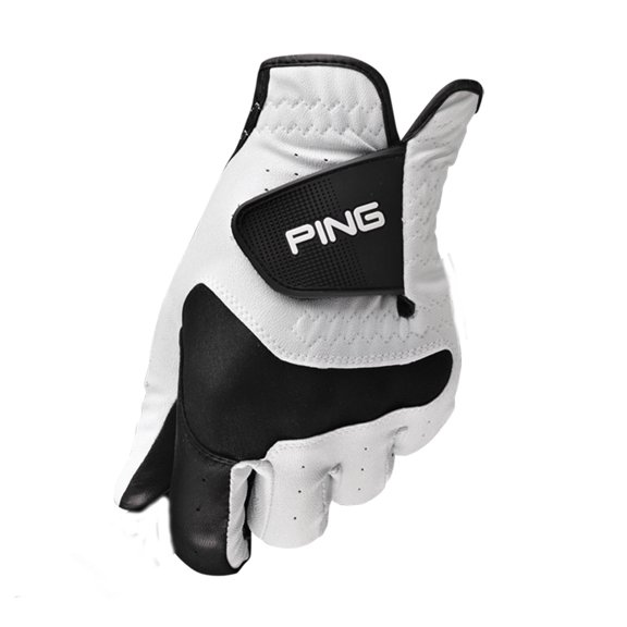 NEW Ping Sport White/Black Allsoft Cabretta Leather Golf Glove Mens Medium (M)