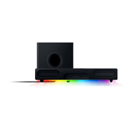 Razer - Leviathan V2 Bluetooth Gaming Speakers with RGB Lighting (2-Piece) - Black