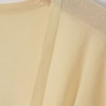 thumbnail image 4 of SWSMCLT Women's Breathable Cape Autumn Elegant Knit Open Front Soft Cool Spring Summer Blouse Cardigan Casual Cream Small-X-Large, 4 of 5