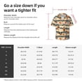 thumbnail image 5 of Balery Funny Chicken Camisa Casual de Manga Corta con Botones para Hombre, Texturizada, Estilo Cubano, para Playa, Verano-XX-Large, 5 of 5