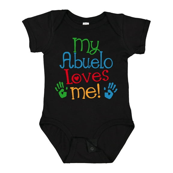 Inktastic My Abuelo Loves Me Boys or Girls Baby Bodysuit
