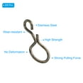 thumbnail image 3 of Uxcell 0.43" Stainless Steel Fly Fishing Snaps Quick Change No Knot Fast Snap, 200 Pack, 3 of 6