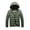 Army Green, variant on KAUOD Boys Padded Quilted Puffer Jackets Winter Waterproof Lightweight down Coats Kids Thick Insulated Hiking Outwear
