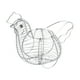 thumbnail image 4 of Cesta de almacenamiento de huevo de gallina de alambre de metal cesta de frutas decorativas decorativas de decoración rústica soporte para la cocina, 4 of 8