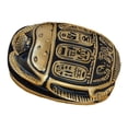 thumbnail image 1 of Escultura de pisapapeles de resina con jeroglíficos del Egipto clásico. 8.5x6x3cm, 1 of 9