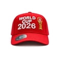 thumbnail image 2 of KNITE Gorra Fútbol Canadá Roja Copa 2026 Fan Sport Ajustable Bordada 3D, 2 of 5