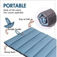 thumbnail image 3 of BIGUY Large Portable Water Resistant Outdoor Dog Bed with Carry Bag, Blue, 3 of 6