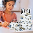 thumbnail image 4 of YIMWNYI 3-Piece Leisure Backpack Set with Large Capacity, Floral Design, Lightweight and Water-Resistant, Comfortable Adjustable Shoulder Straps, Multipurpose Backpack for Travel and Daily Use, 4 of 4