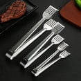 thumbnail image 1 of Pinza de acero inoxidable para alimentos Homerr, pinza pequeña para cocina, pinza de acero inoxidable para alimentos, resistente al calor, mango largo, multifuncional, para carne, barbacoa, bufé,, 1 of 8