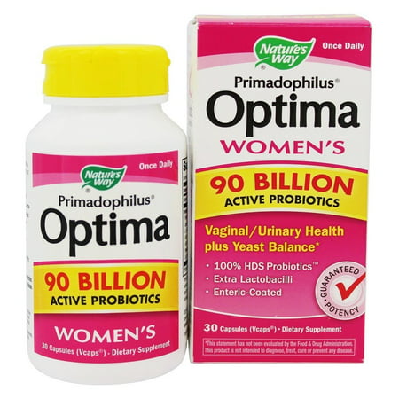 Nature's Way - 90 milliards actifs Primadophilus Optima pour Probiotiques Femmes - 30 Capsule végétale (s)