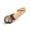 Beige, variant on HomeDM Womens Slingback Sandals Closed Pointy Toe Summer Flat Sandals for Casual Work, Beige Size 6.5