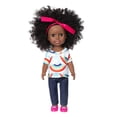 thumbnail image 1 of Baby Toy HUOGUO, pelo rizado africano negro, 35 cm, de vinilo, 1 of 1