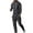 Dark Gray, variant on Lovskoo Men's Track Suits 2 Piece Set Hooded Solid Color T-Shirt Set Sports Long Sleeve Hooded Casual Outwear & Jackets Sets Gray