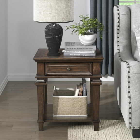 OakvillePark Valpico End Table, Espresso