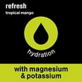 thumbnail image 3 of Vitaminwater Refresh Electrolyte Enhanced Water W/ Vitamins, Tropical Mango Drinks, 20 Fl Oz, 12 Pack, 3 of 5
