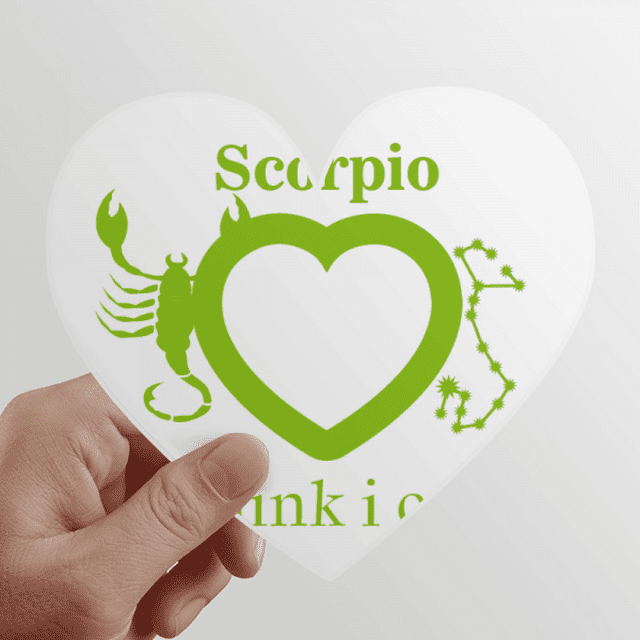 Motivation Constellation Scorpio Amour Vinyle Autocollant Vélo Bouteille Autocollant