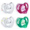 Tommee Tippee Ultra-Light Silicone Pacifier, Symmetrical One-Piece Design, BPA-Free Silicone Binkies, 18-36m, 4-Count