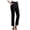 Black, variant on Women's Straight Leg Work Pants with Pockets Business Office Casual Trousers Ankle Length Cropped Pants, Navy XXL